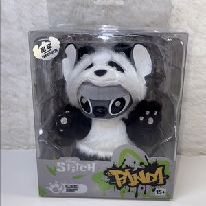 Limited Edition Disney Stitch Panda Costume Vinyl Plush